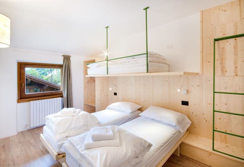 Quarto Triplo Estandar, Ostello Alpino