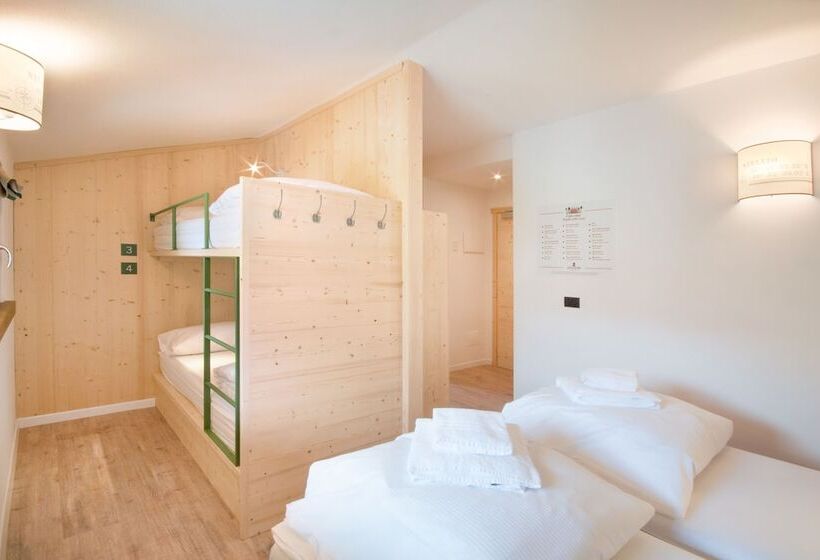 Cama em Quarto Compartilhado, Ostello Alpino
