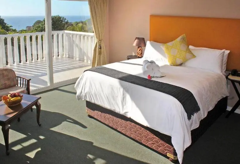 オーシャンビュースタンダードルームバルコニー付き, Durban Manor Guesthouse