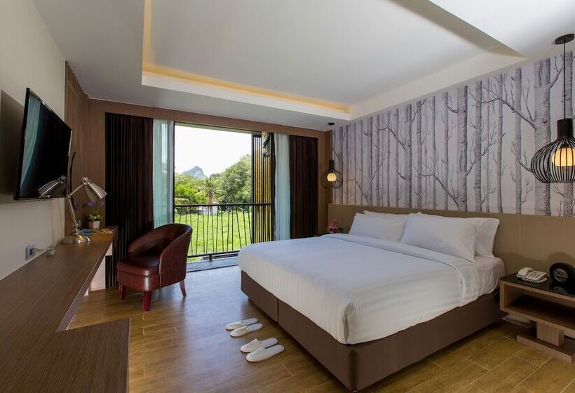 غرفة ديلوكس سرير كينج, Glow Ao Nang Krabi