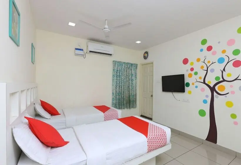 デラックスルーム, Fabhotel Colors Service Apartment   Nr Santhome Cathedral Basilica & Marina Beach
