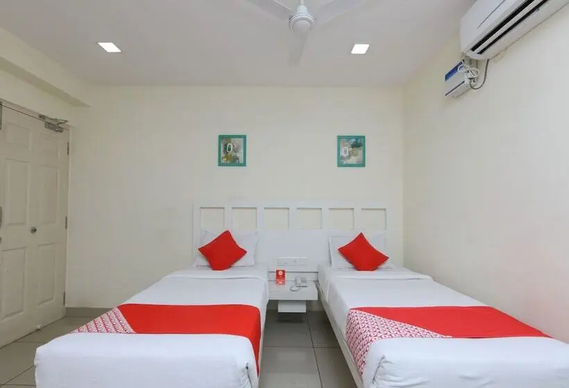 デラックスルーム, Fabhotel Colors Service Apartment   Nr Santhome Cathedral Basilica & Marina Beach