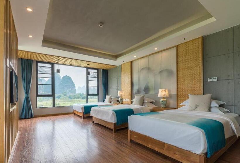 Трехместный Номер Стандарт с Видом, Yangshuo Zen Garden Resort
