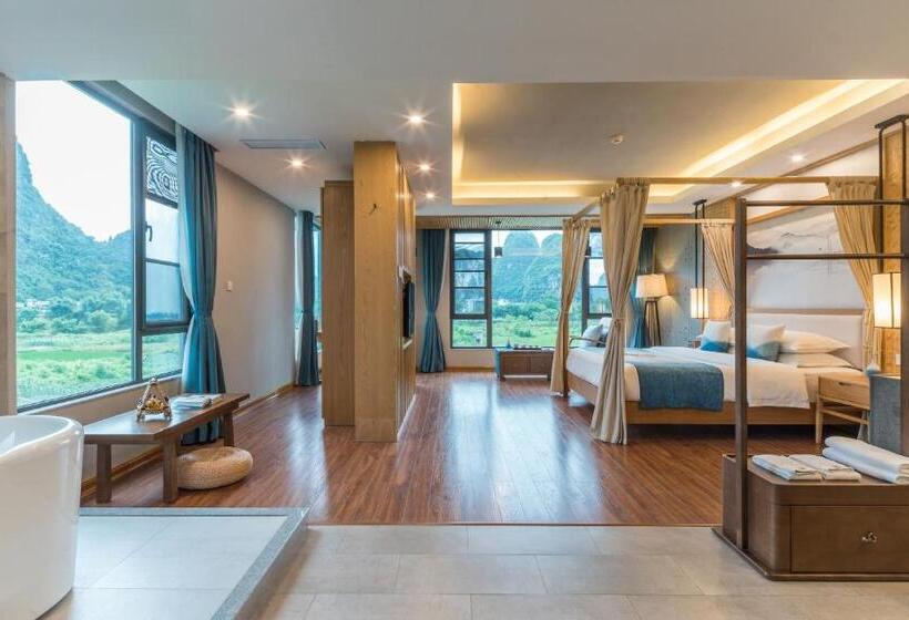 Номер Superior Вид на Реку, Yangshuo Zen Garden Resort