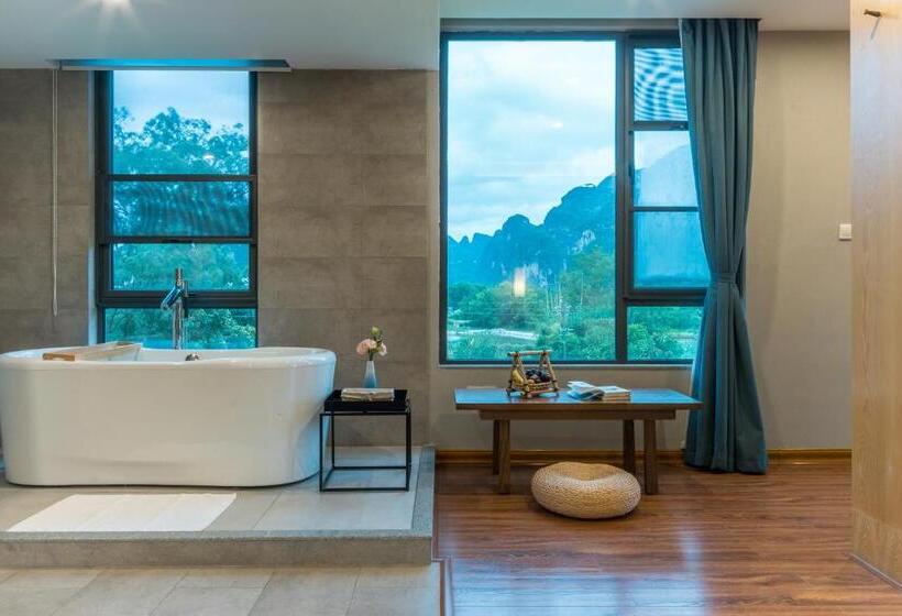 Номер Superior Вид на Реку, Yangshuo Zen Garden Resort