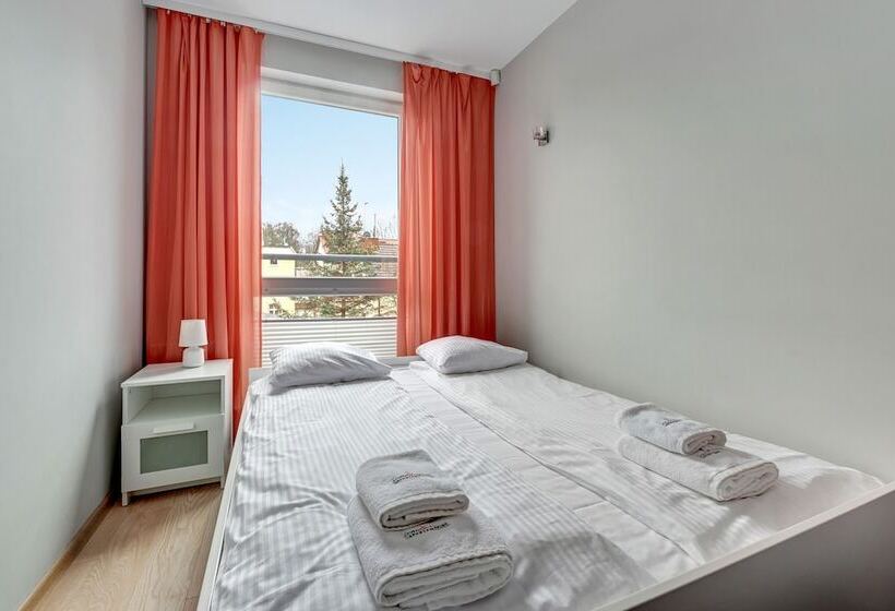 شقة غرفة نوم واحدة مزودة بشُرفة, Dom & House   Apartments Sunrise