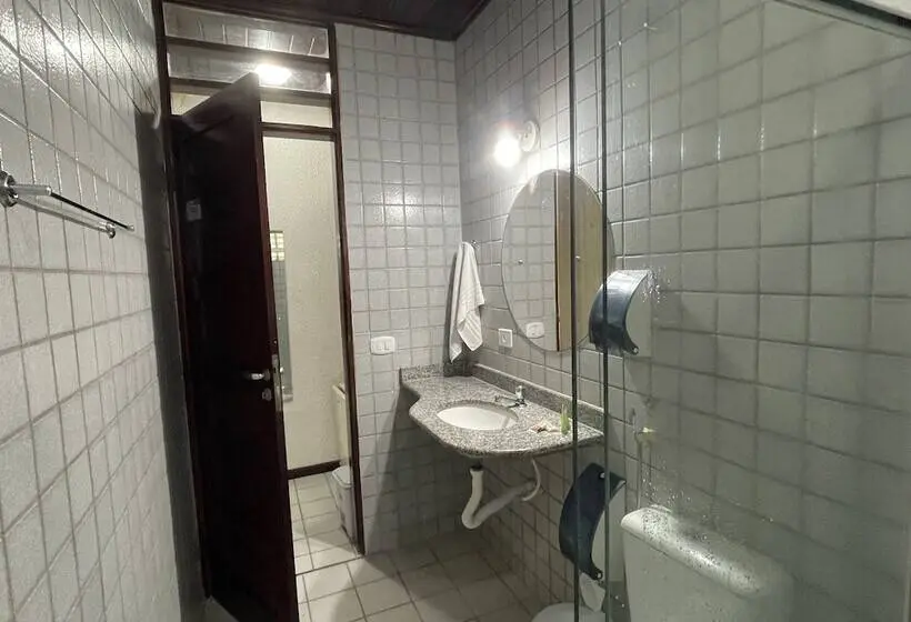 １階のスタンダードルーム, Eco Pousada Paraiso Dos Coqueirais