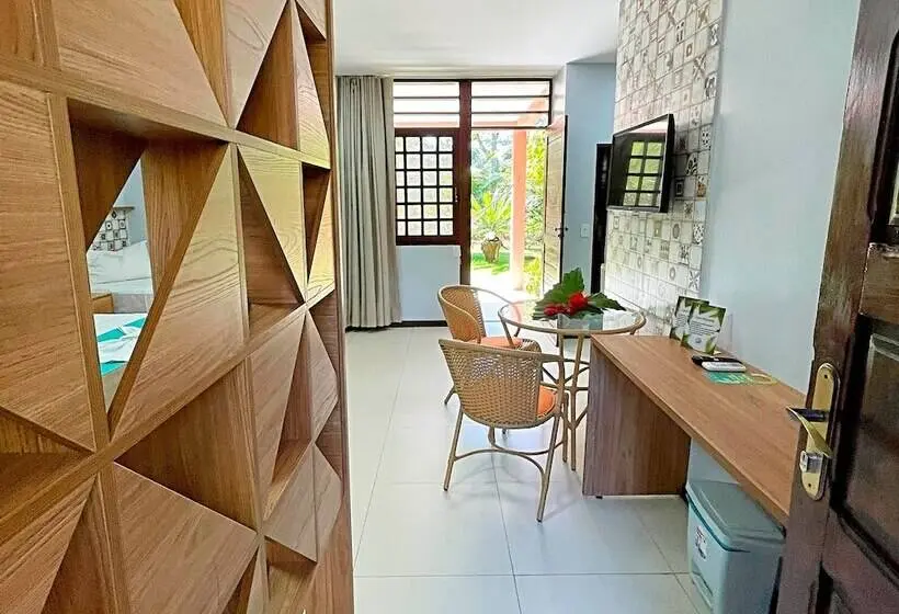 １階のスタンダードルーム, Eco Pousada Paraiso Dos Coqueirais