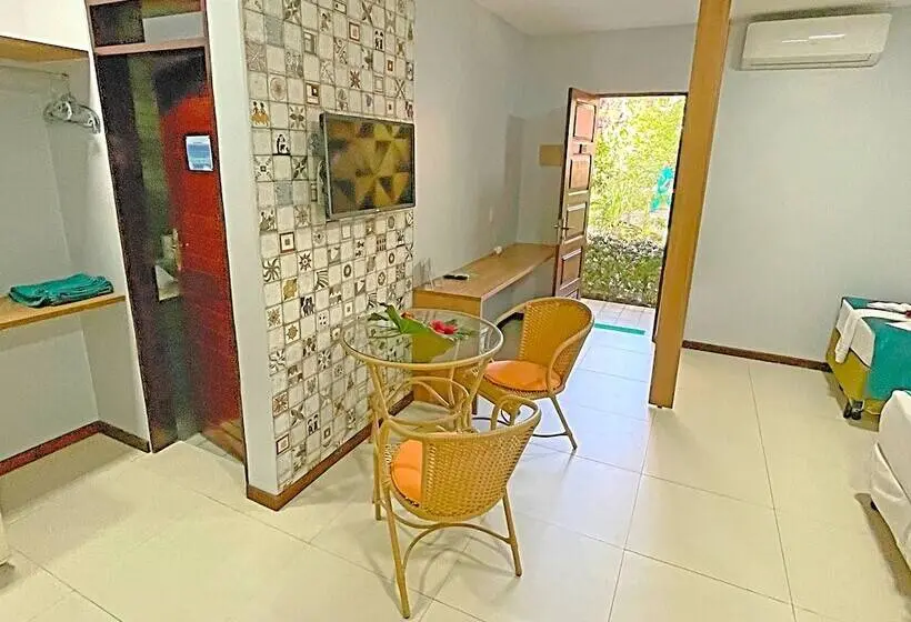 １階のスタンダードルーム, Eco Pousada Paraiso Dos Coqueirais