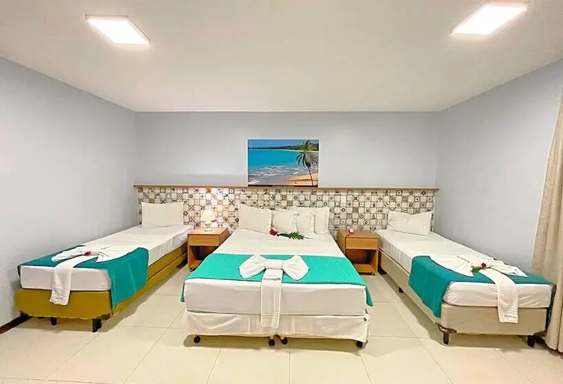 １階のスタンダードルーム, Eco Pousada Paraiso Dos Coqueirais