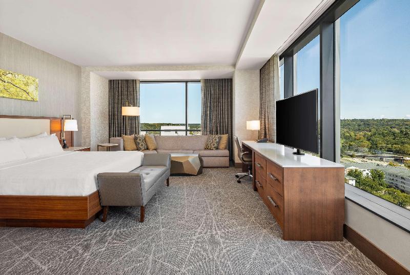 غرفة قياسية سرير كينج لذوى الإحتياجات الخاصة, Hilton Rochester Mayo Clinic Area