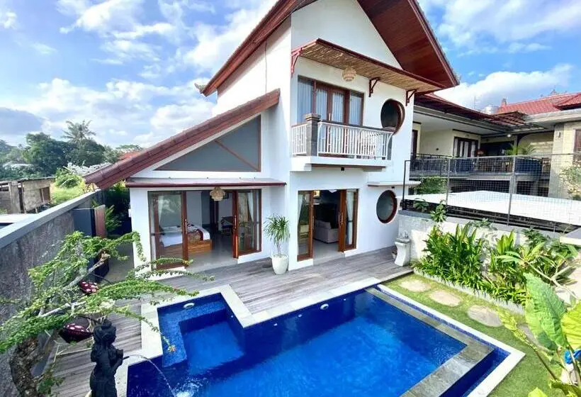 Huvila, 1 makuuhuone ja uima-allas, Pondok Uma Ubud