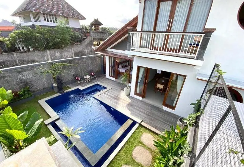 Huvila, 1 makuuhuone ja uima-allas, Pondok Uma Ubud