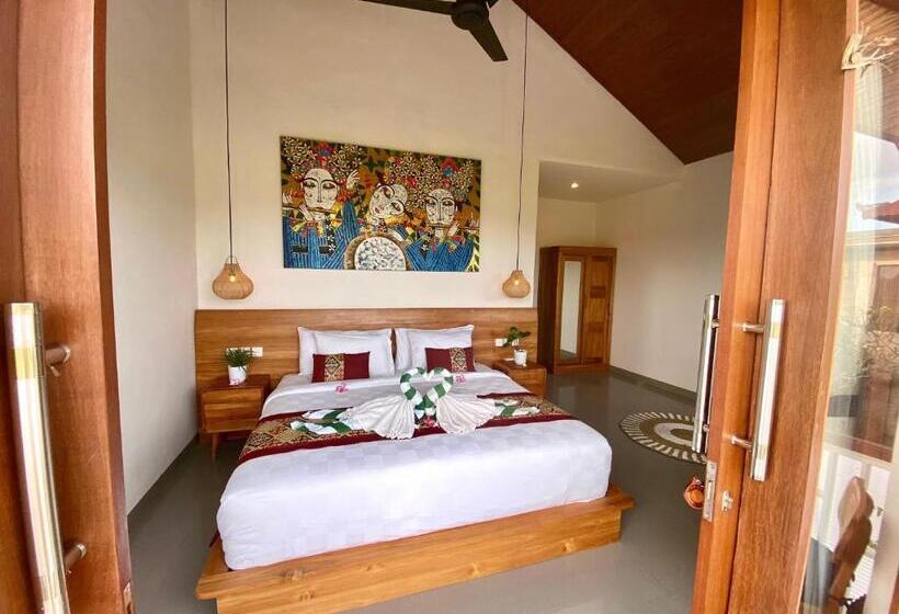 וילה עם חדר שינה אחד ובריכת שחיה, Pondok Uma Ubud