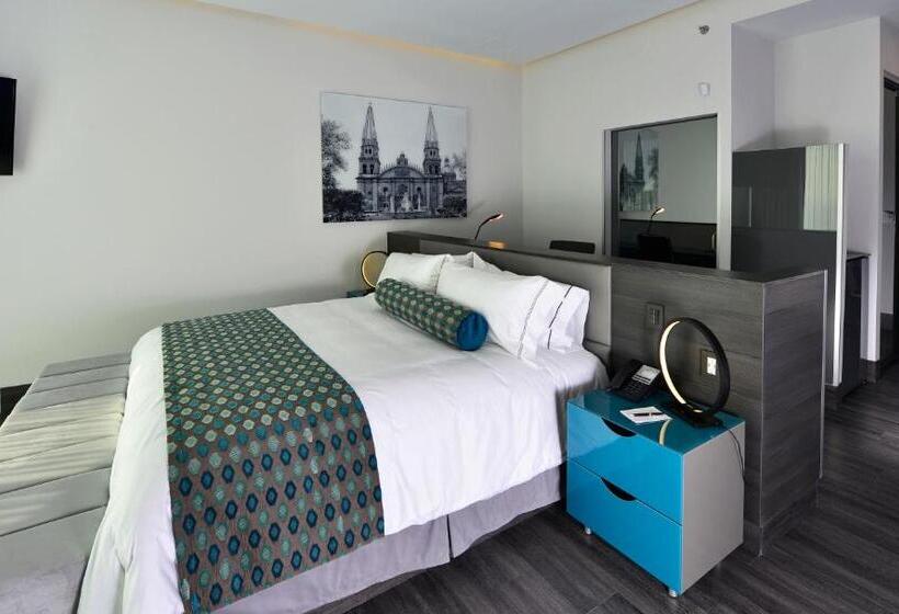 اتاق لوکس با تخت بزرگ, Baruk Guadalajara Hotel De Autor