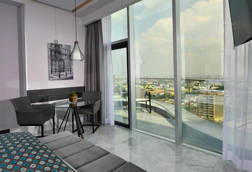 اتاق لوکس با تخت بزرگ, Baruk Guadalajara Hotel De Autor