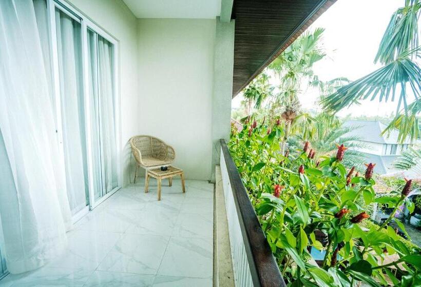 풀장 전망 디럭스 룸, Tapa Tepi Kali Canggu