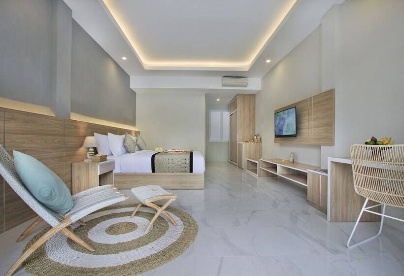 풀장 전망 디럭스 룸, Tapa Tepi Kali Canggu