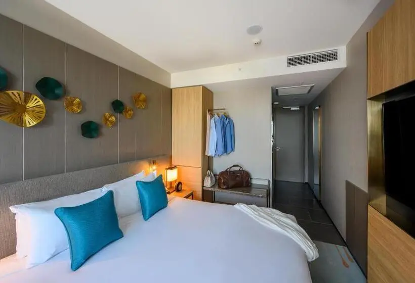 キングサイズベッドのスタンダードルーム, Novotel Melbourne Central