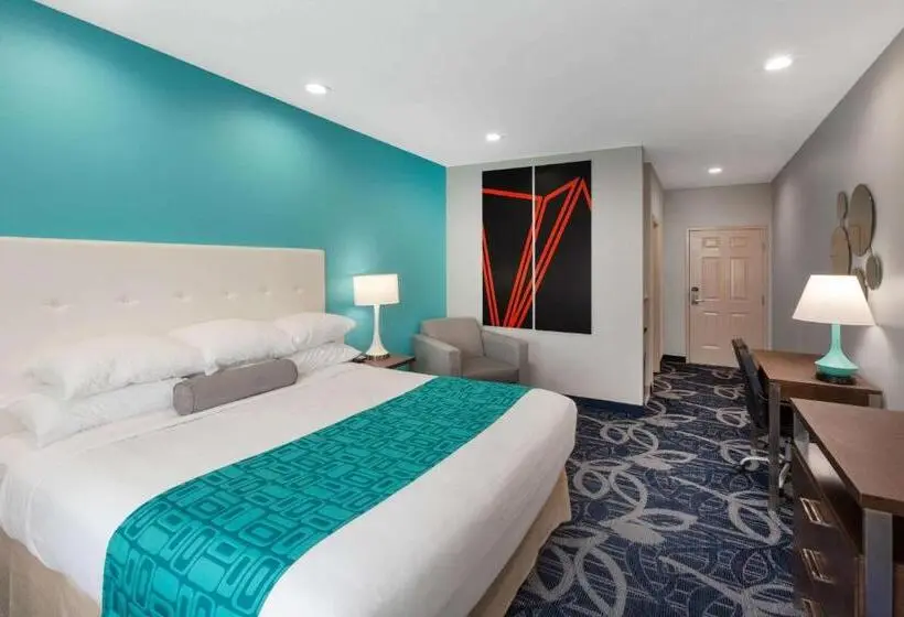キングサイズベッドのスタンダードルーム, Americas Best Value Inn Houston Willowbrook