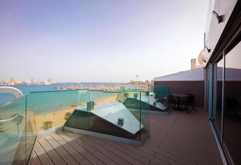 חדר דלוקס נוף לים, Silken Saaj Las Palmas