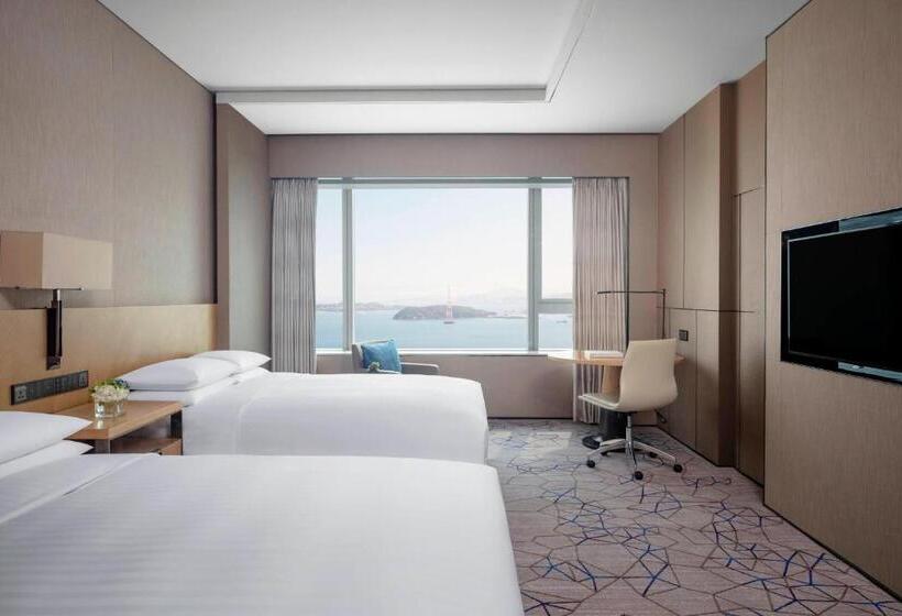 اتاق لوکس با چشمانداز دریا, Xiamen Marriott Hotel Haicang