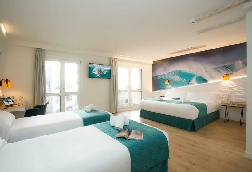 اتاق استاندارد چهار تخته, Casual De Las Olas San Sebastian
