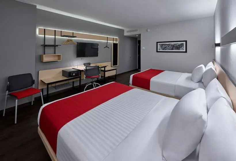 ２ダブルベッドのスタンダードルーム, City Express By Marriott Ciudad De México La Villa