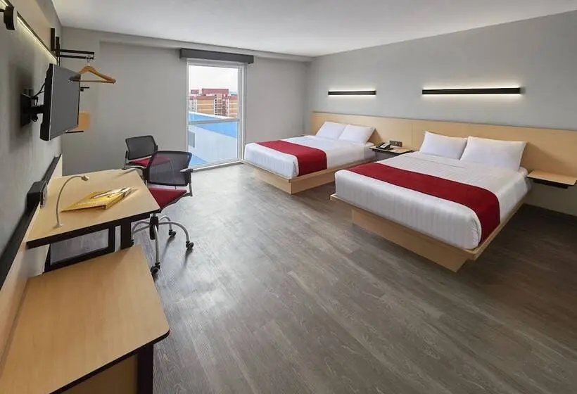 ２ダブルベッドのスタンダードルーム, City Express By Marriott Ciudad De México La Villa