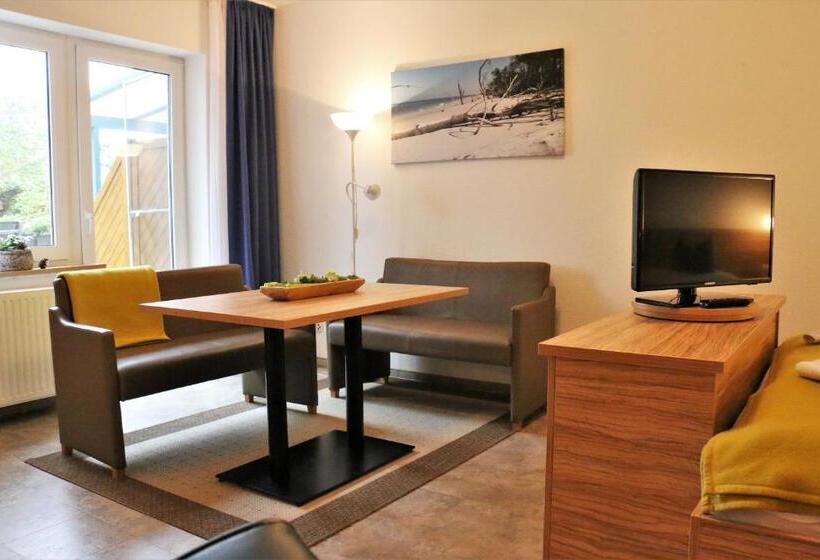 침실 1개 테라스 아파트, Grünblau Vitalpension