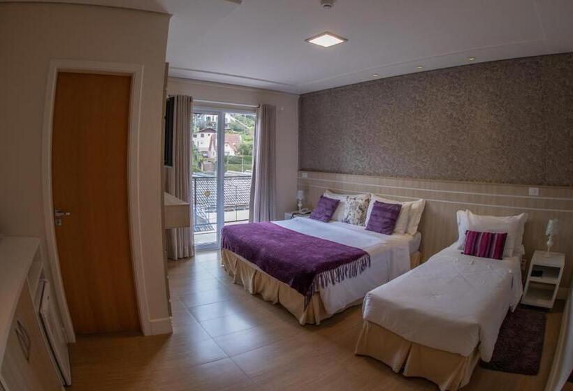 اتاق استاندارد سه نفره, Pousada Annecy Capivari Fácil Acesso Ao Centrinho E Baden Bar