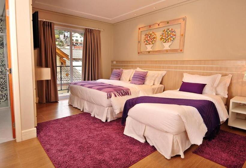 اتاق استاندارد سه نفره, Pousada Annecy Capivari Fácil Acesso Ao Centrinho E Baden Bar