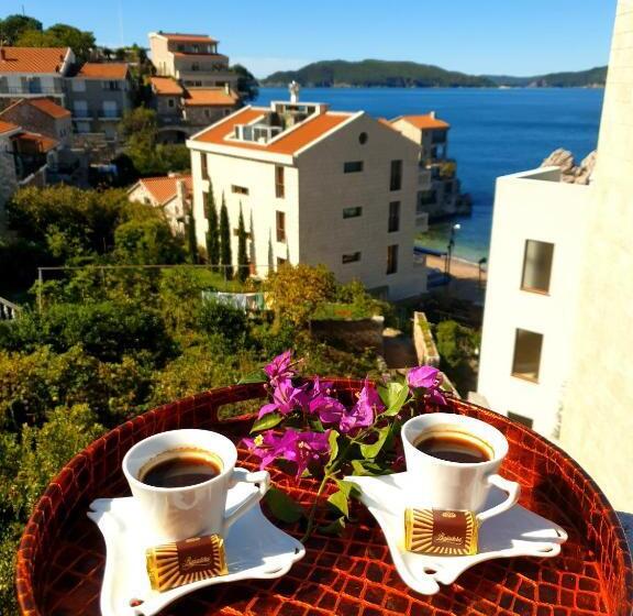 اتاق استاندارد با بالکن و چشم‌انداز دریا, Guest House Villa Pastrovka