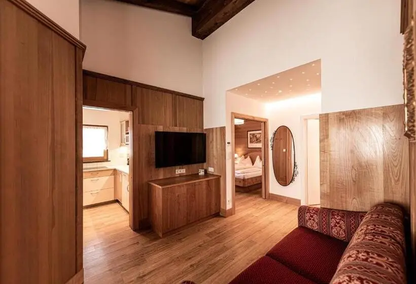 ガーデン付2ベッドルームアパート, Aparthotel Kastel Seiser Alm