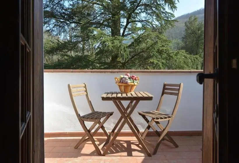 バルコニー付きデラックスルーム, Villa Lucchesi
