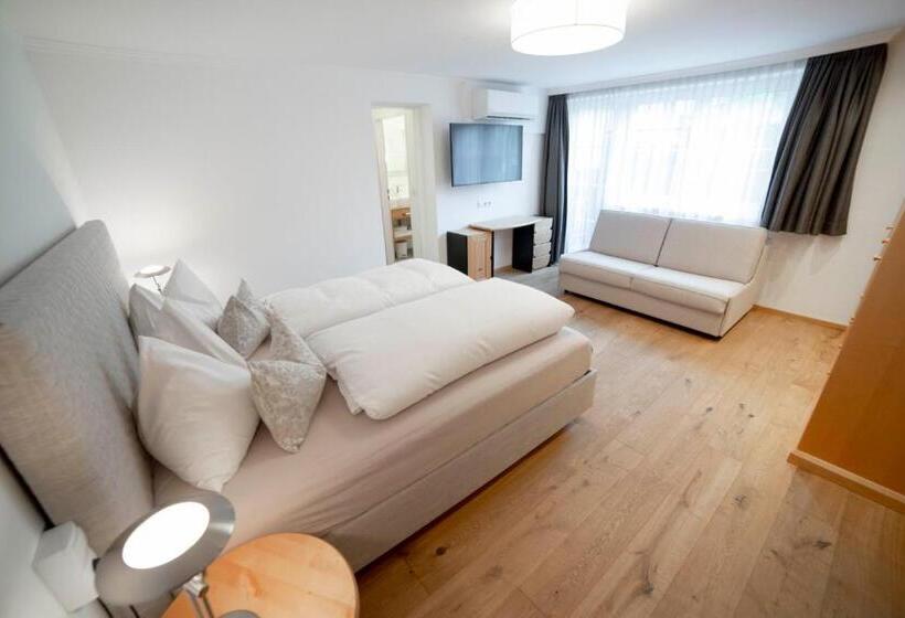 آپارتمان 1 خوابه با چشم‌انداز استخر, Aparthotel Steger Wagrain