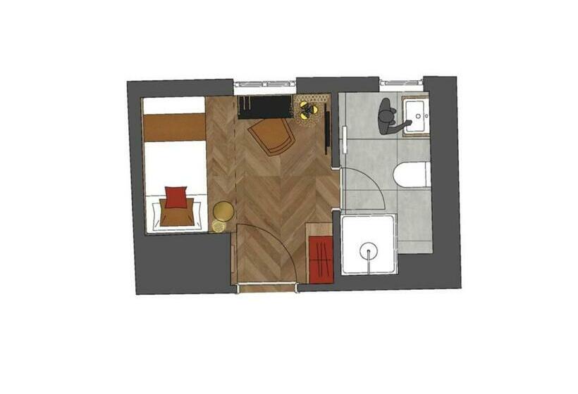 스탠다드 싱글 룸, Diesonne