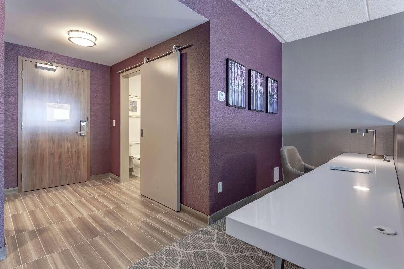 キングサイズベッドのデラックスルーム, Hilton Garden Inn Toronto Brampton West