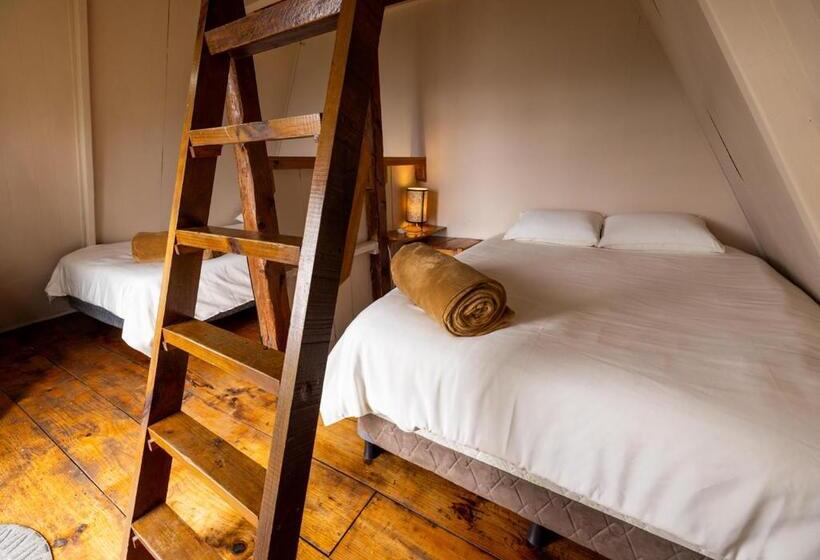 اتاق سهنفرۀ استاندارد با سرویس بهداشتی بیرون از اتاق, Earth Lodge