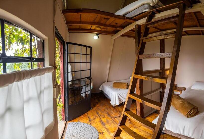 اتاق سهنفرۀ استاندارد با سرویس بهداشتی بیرون از اتاق, Earth Lodge