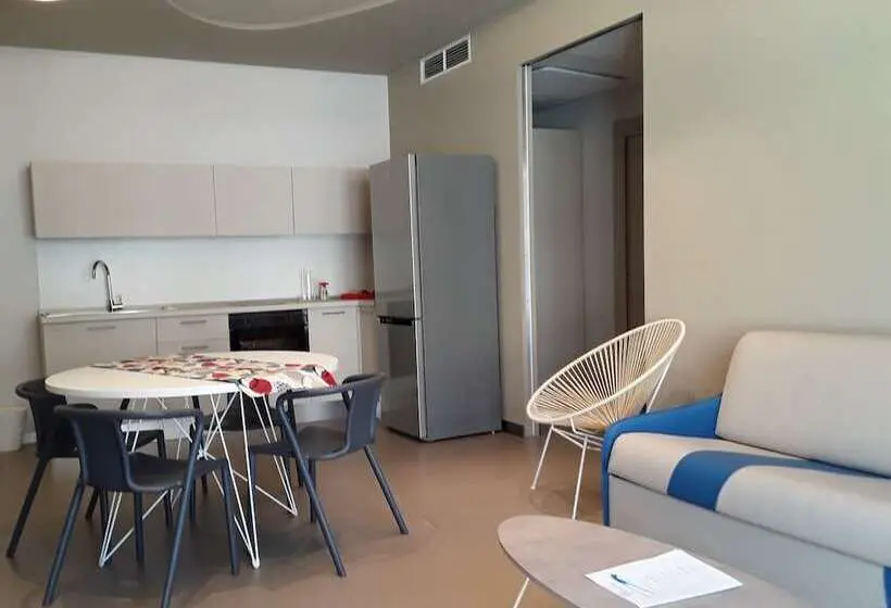 デラックス1ベッドルームアパートメント、プールビュー, Ciclope Resort