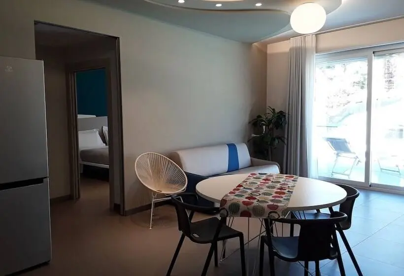 デラックス1ベッドルームアパートメント、プールビュー, Ciclope Resort