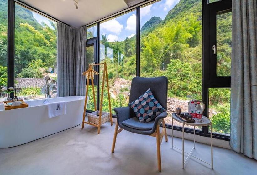 غرفة قياسية مطلة على الجبل, Yangshuo Serene Cove