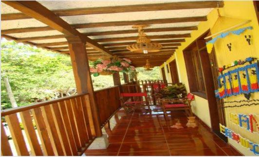 חדר לארבעה סטנדרטי עם נוף לגינה, Hosteria Campestre San Fermin