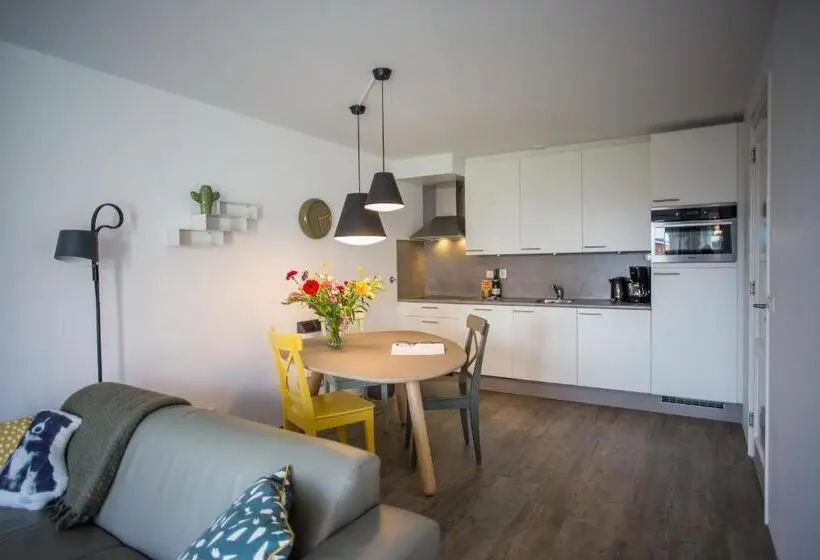 １ベッドルームアパートメント, Appartementenhotel Tjermelân Terschelling