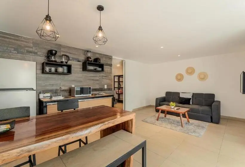 1ベッドルームのデラックスアパートメント, Casa Nami Cancún Beachside Suites