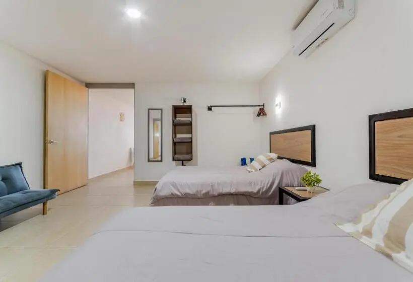 2ベッドルームのスーペリアアパートメント, Casa Nami Cancún Beachside Suites
