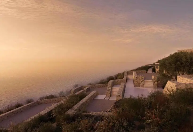 Suite Queen Bed, Luura Paros Cliff