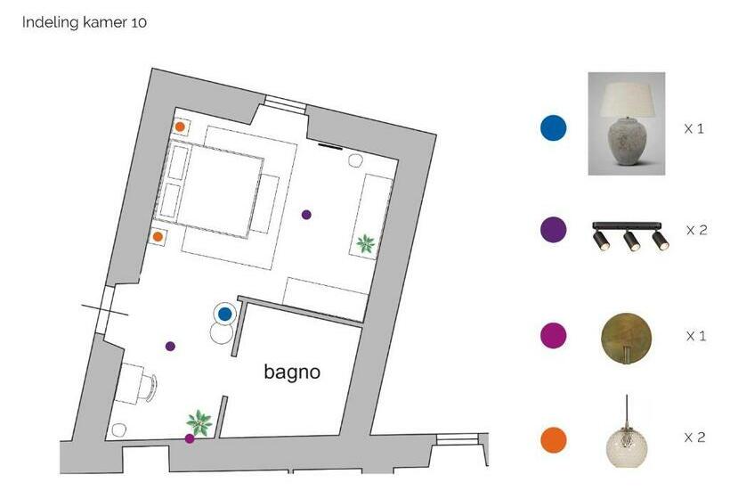 适合残疾人使用的标准间, Borgo Castello Panicaglia