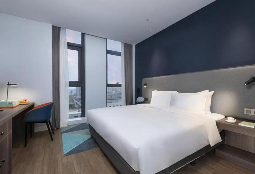キングサイズベッドのスーペリアルーム, Holiday Inn Express Nanjing Dongshan By Ihg